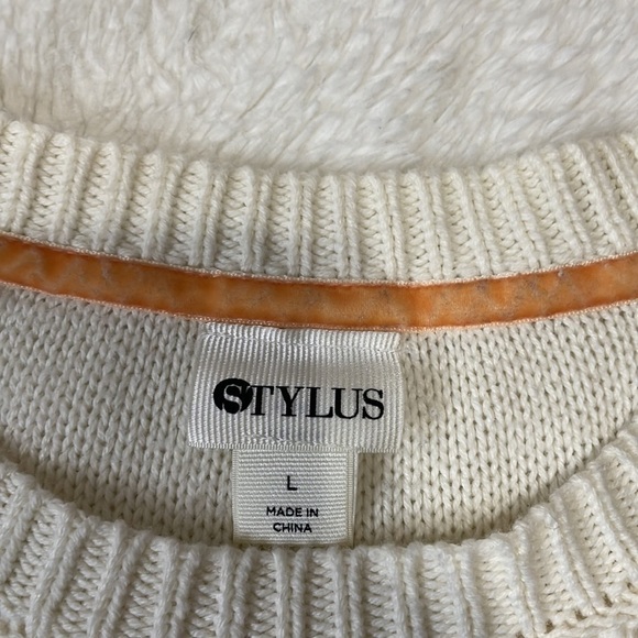 Stylus‎ Cream Sweater - Picture 3 of 7